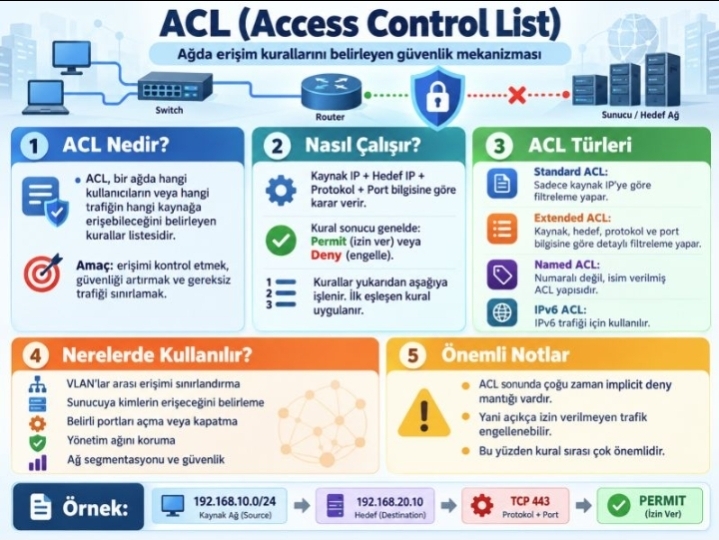 ACL Access Control List Şeması